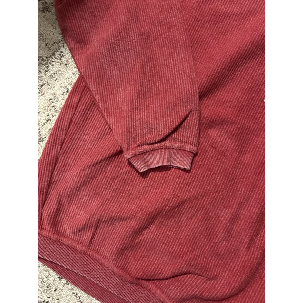 Women's Chicka-d Red Corded Game day Pullover Size Large - Picture 4 of 4